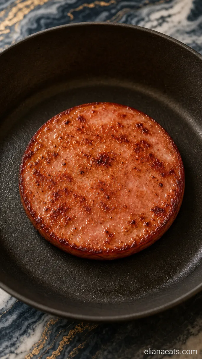 Step 2: Sear the Canadian Bacon
