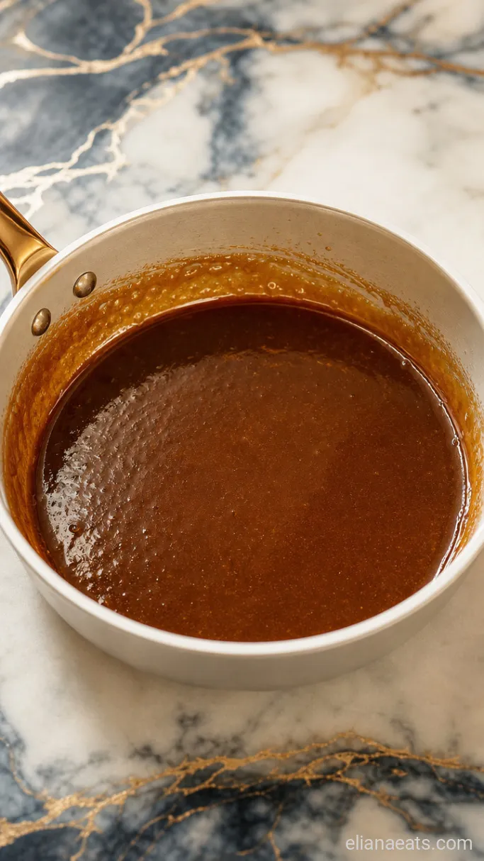 Step 2: Simmer the Caramel Sauce