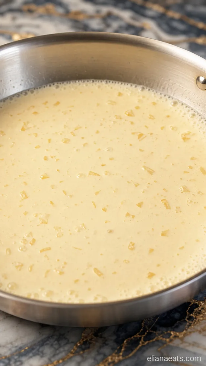 Step 2: Simmer the Cream
