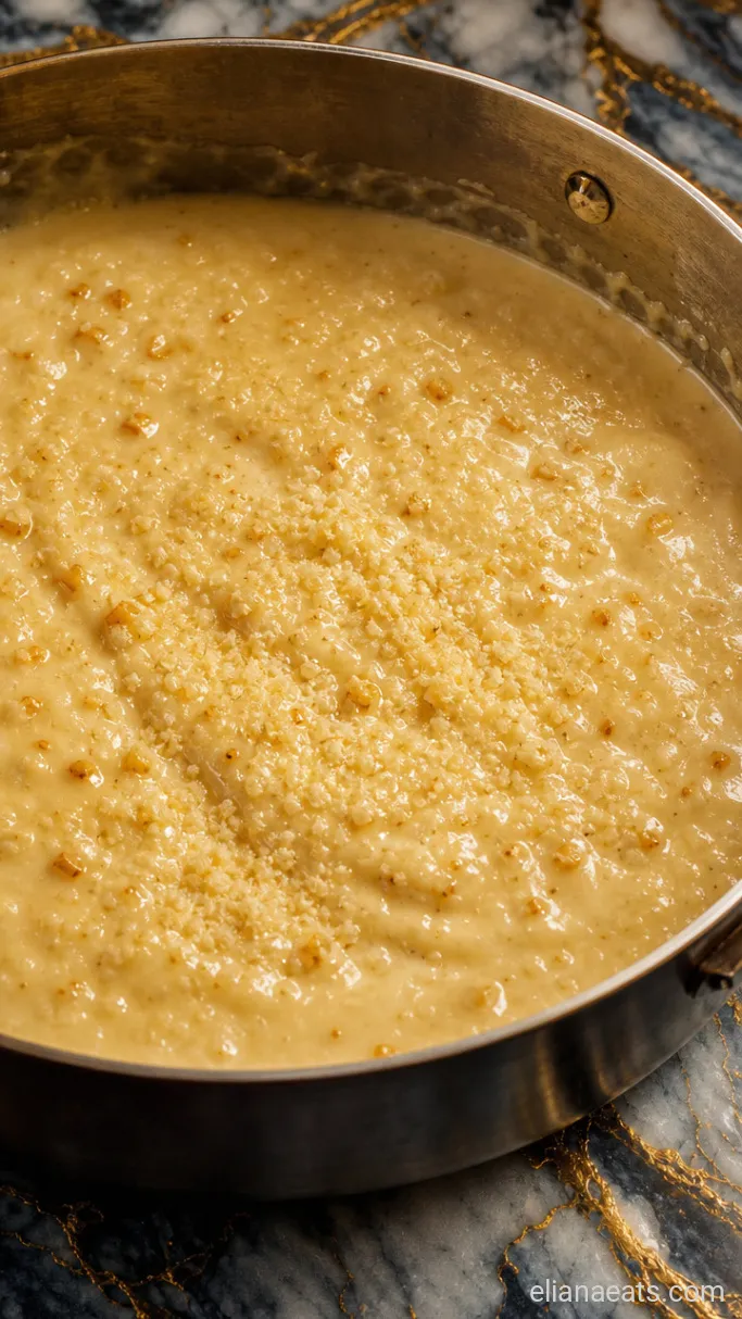 Step 2: Simmer the Garlic Cream Sauce