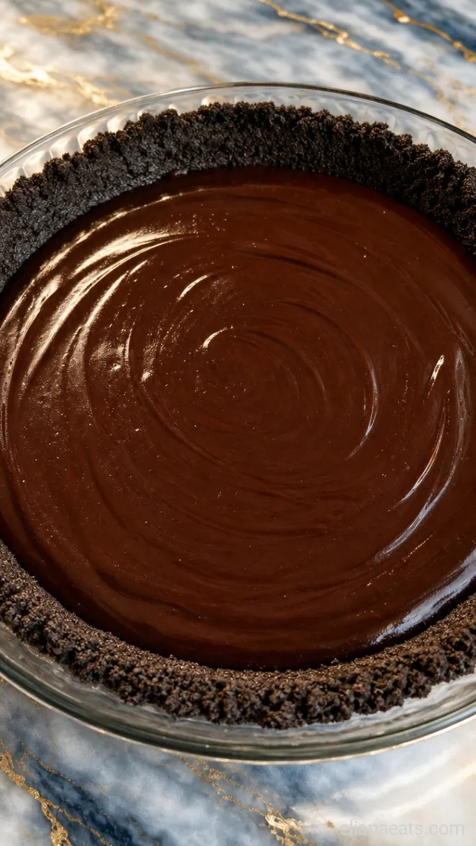 Step 2: Spread the Hot Fudge Layer