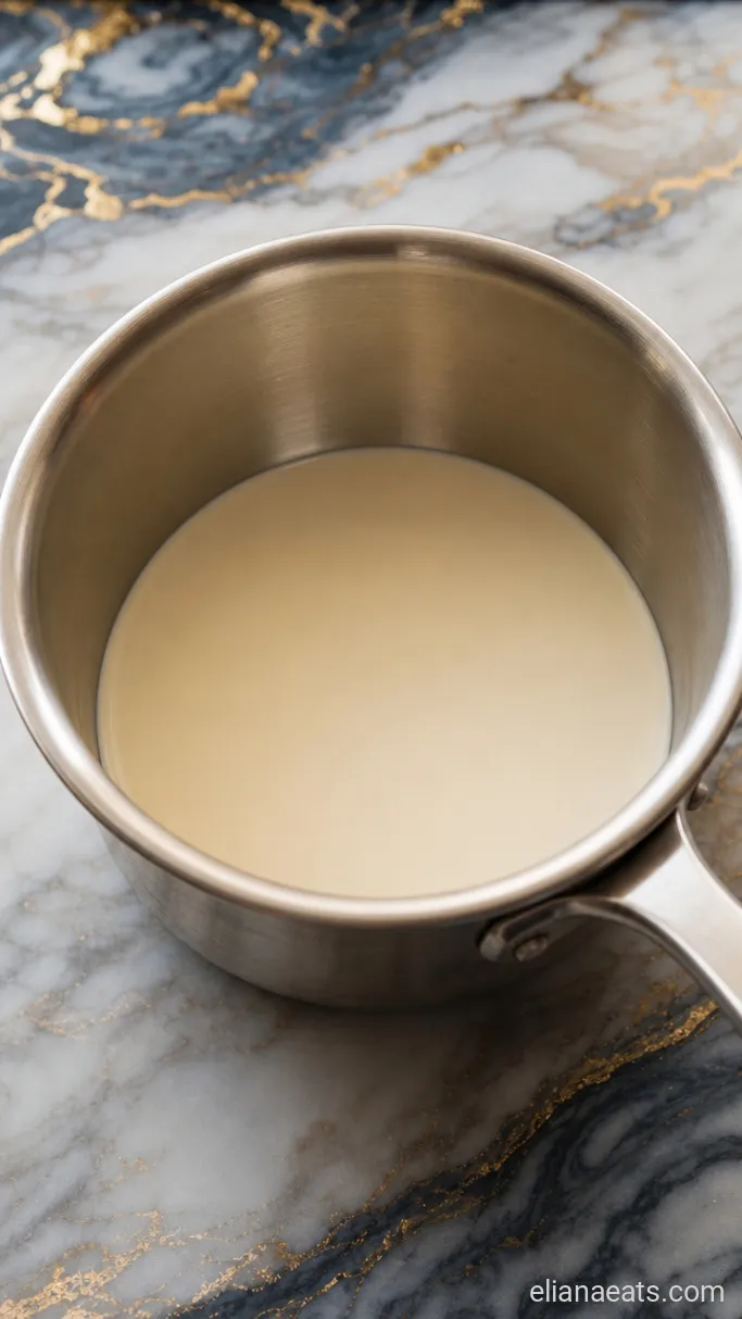 Step 2: Warm the Evaporated Milk