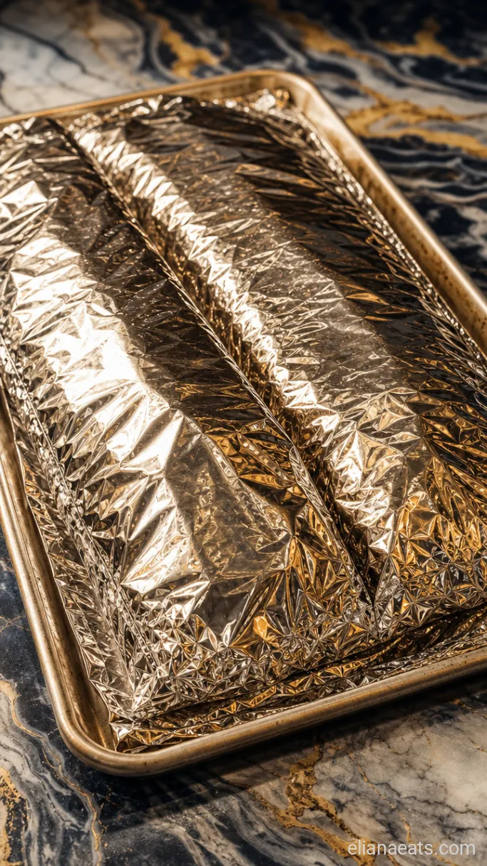Step 2: Wrap and Bake the Ribs