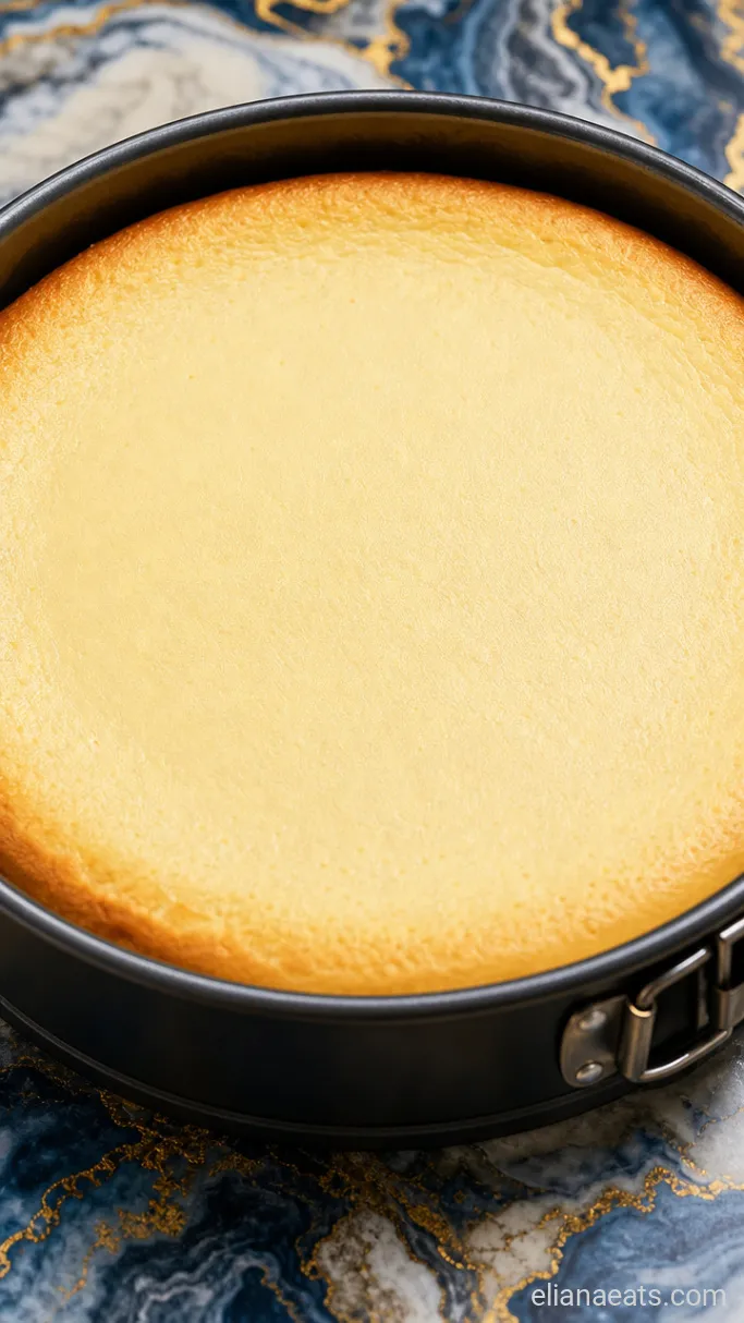 Step 3: Bake the Cheesecake Layer