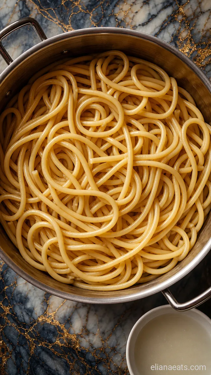 Step 3: Boil the Bucatini