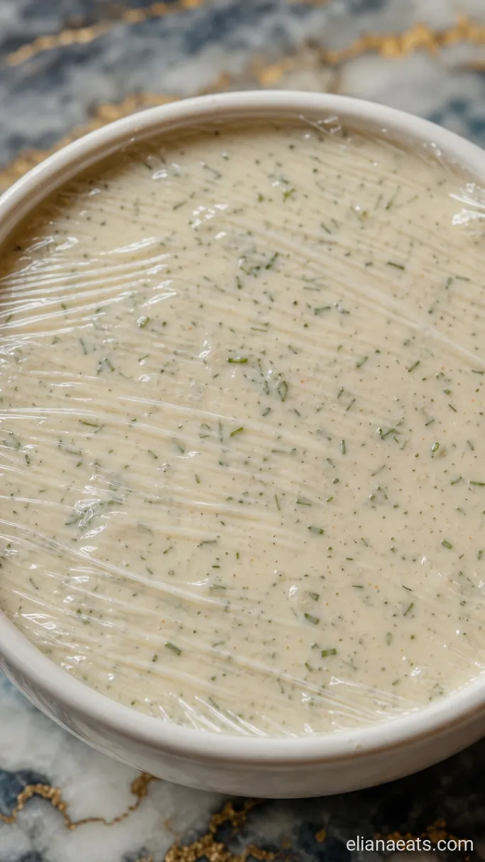 Step 3: Chill and Rest the Dressing