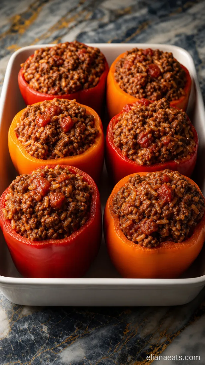 Step 3: Cut and Fill the Peppers