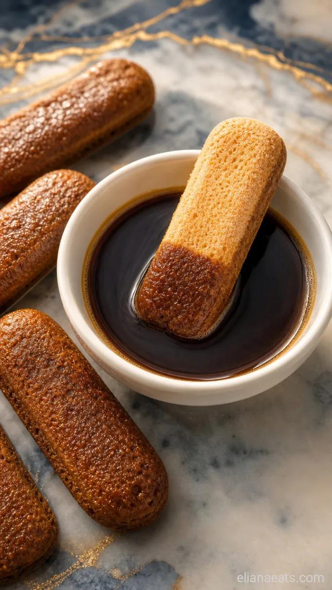 Step 3: Dip the Ladyfingers