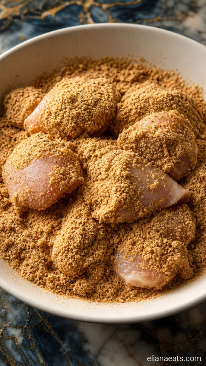 Step 3: Dredge the Chicken Pieces