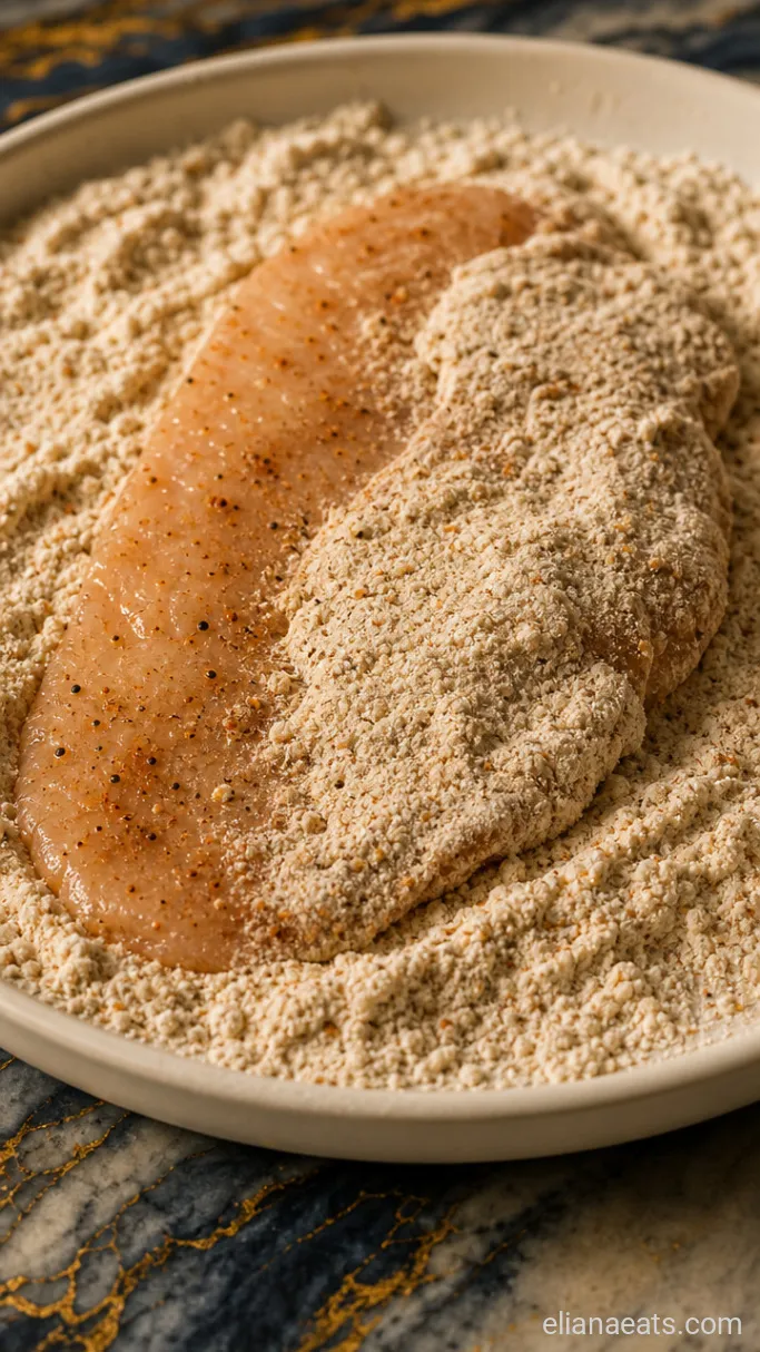 Step 3: Dredge the Chicken