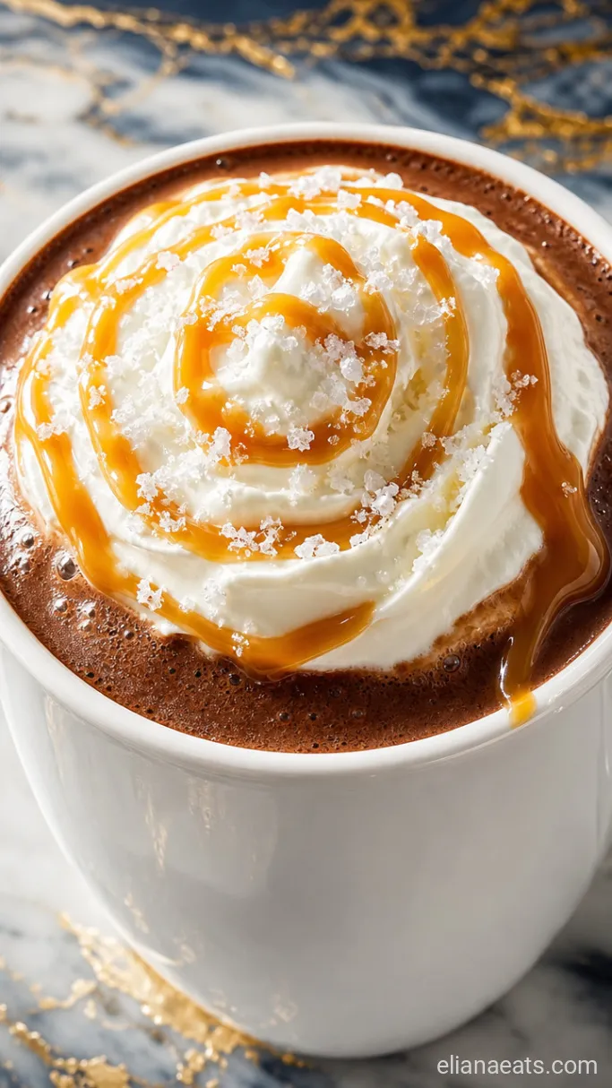 Step 3: Drizzle the Caramel and Garnish