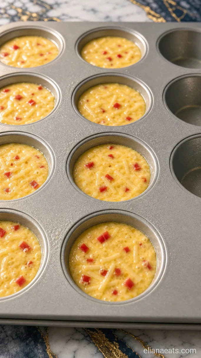 Step 3: Fill the Muffin Tin