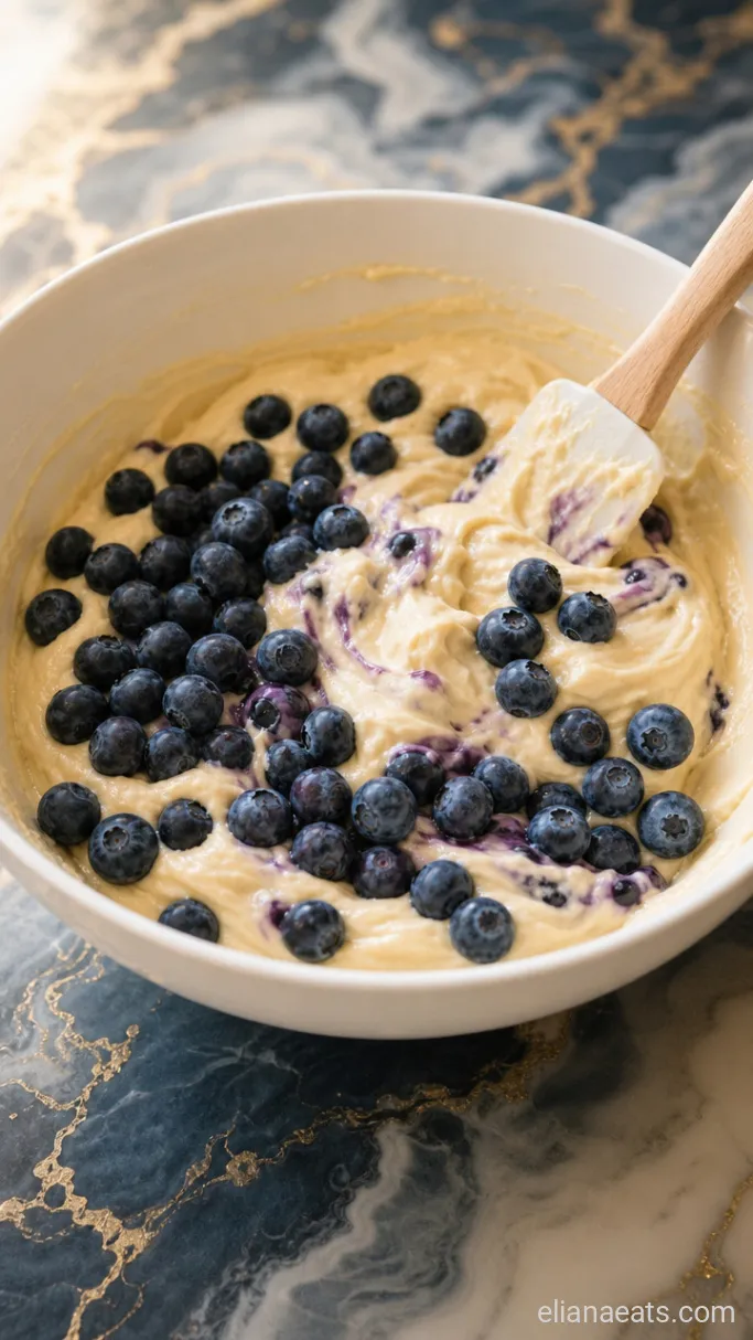 Step 3: Fold In the Blueberries