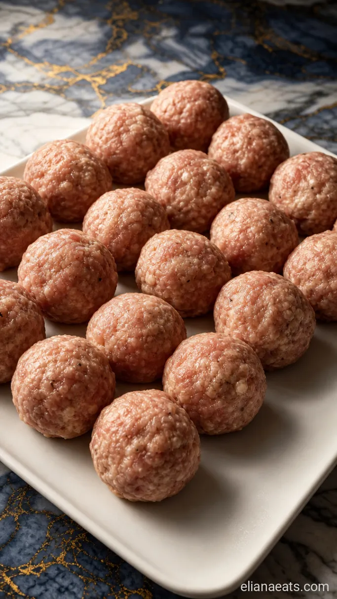 Step 3: Form the Meatballs