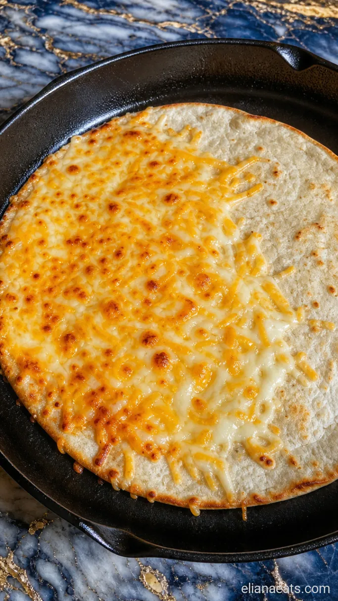 Step 3: Griddle the Quesadilla Shell