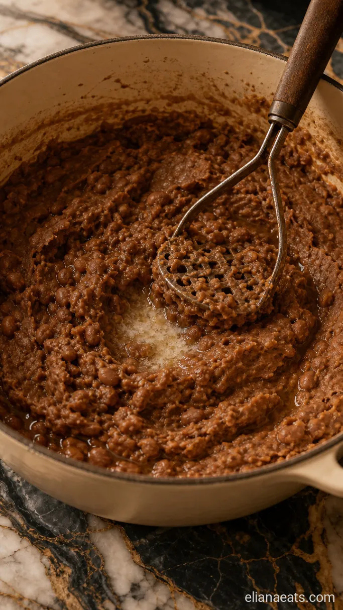 Step 3: Mash the Beans to a Smooth Paste