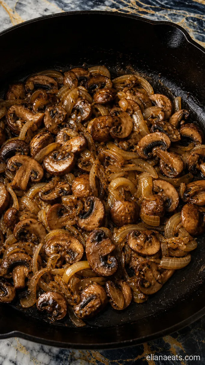 Step 3: Sauté the Mushrooms and Onions