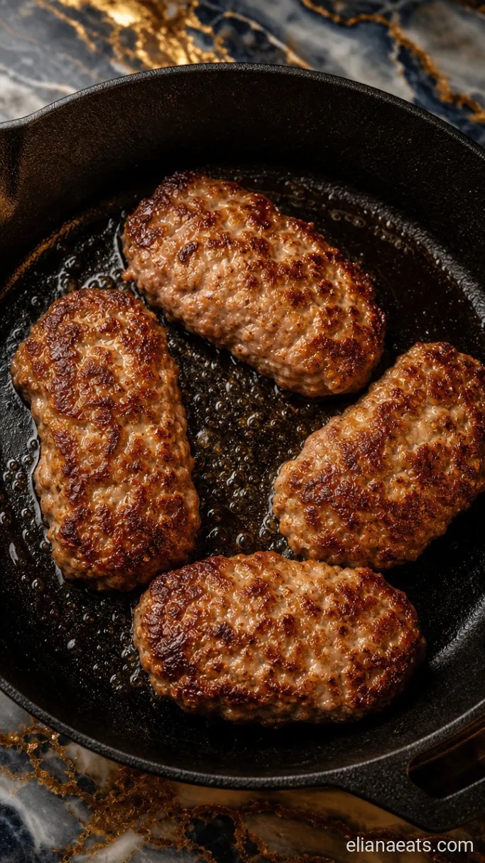Step 3: Sear the Pork Patties