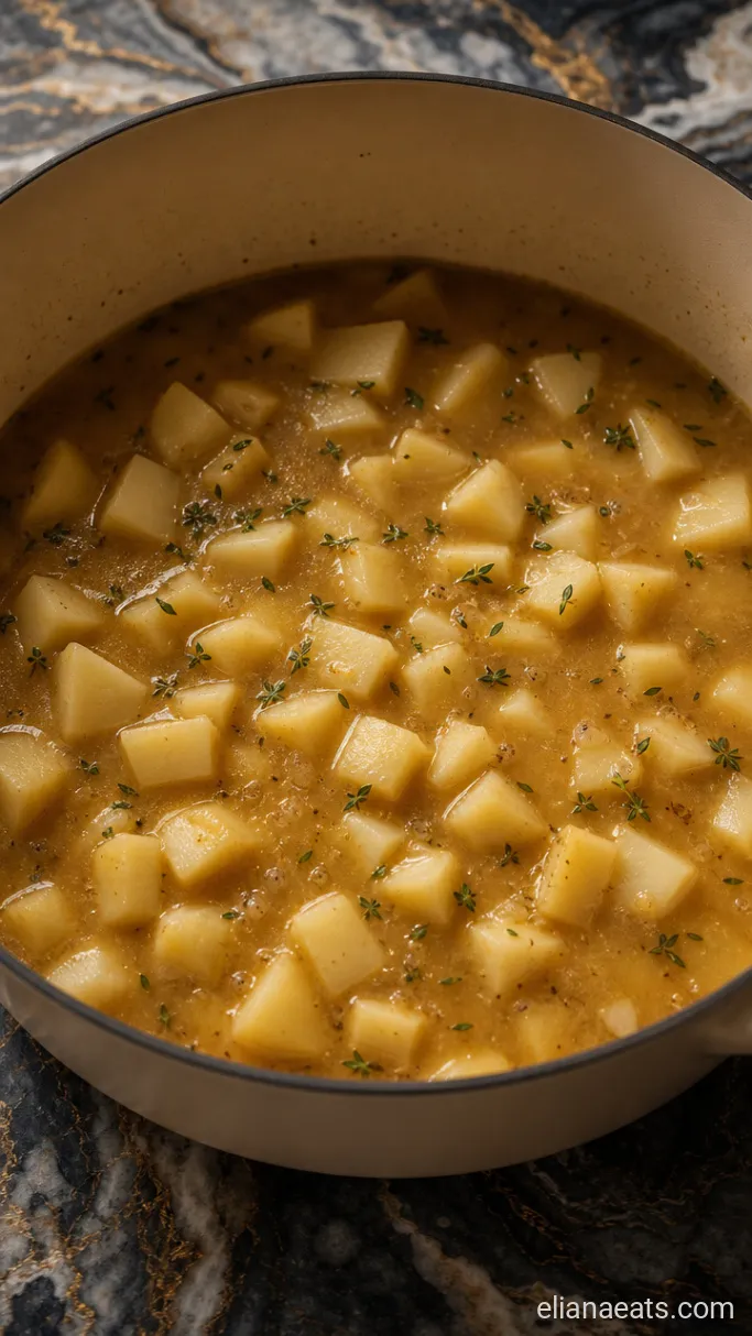Step 3: Simmer the Potatoes