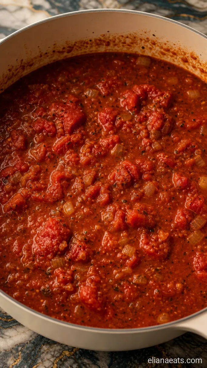 Step 3: Simmer the Tomatoes