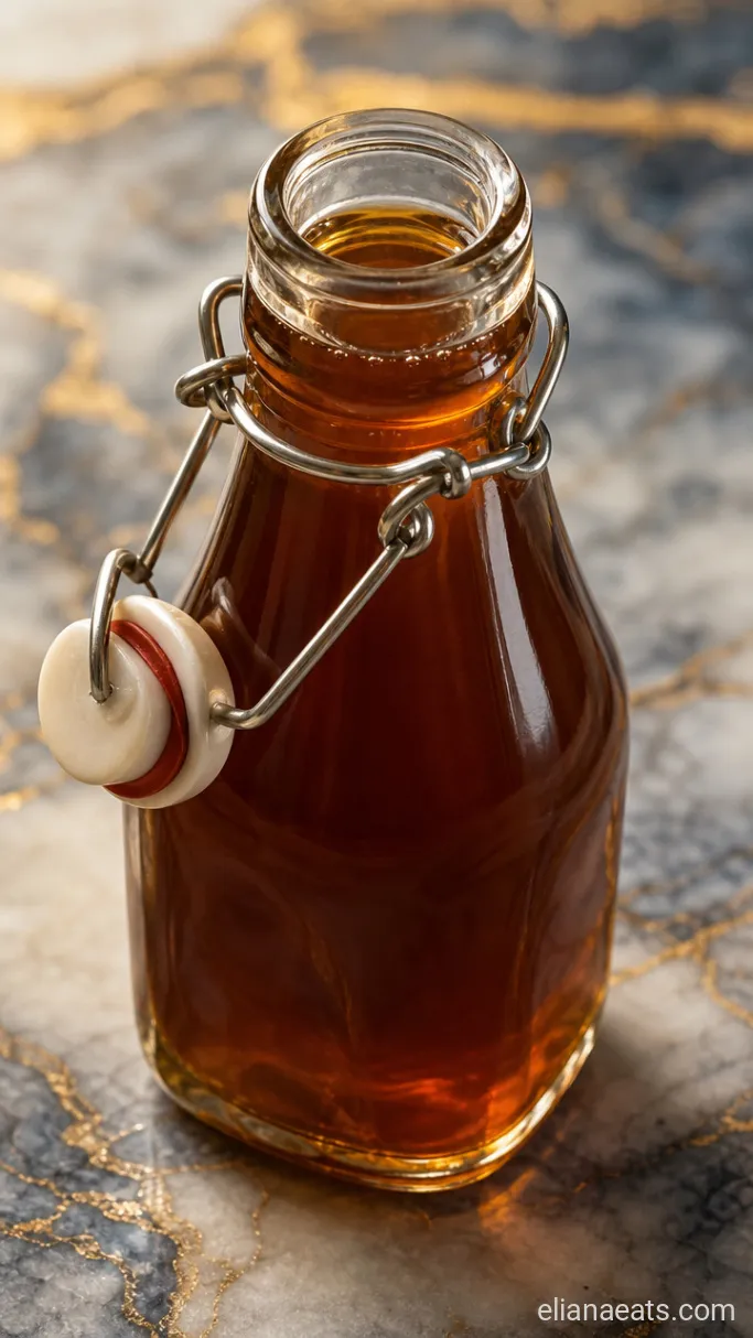 Step 3: Stir in the Vanilla and Bottle the Syrup