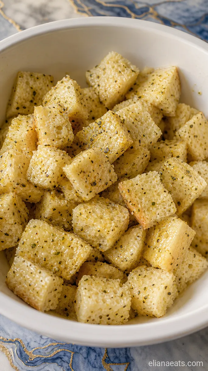 Step 3: Toss the Bread Cubes