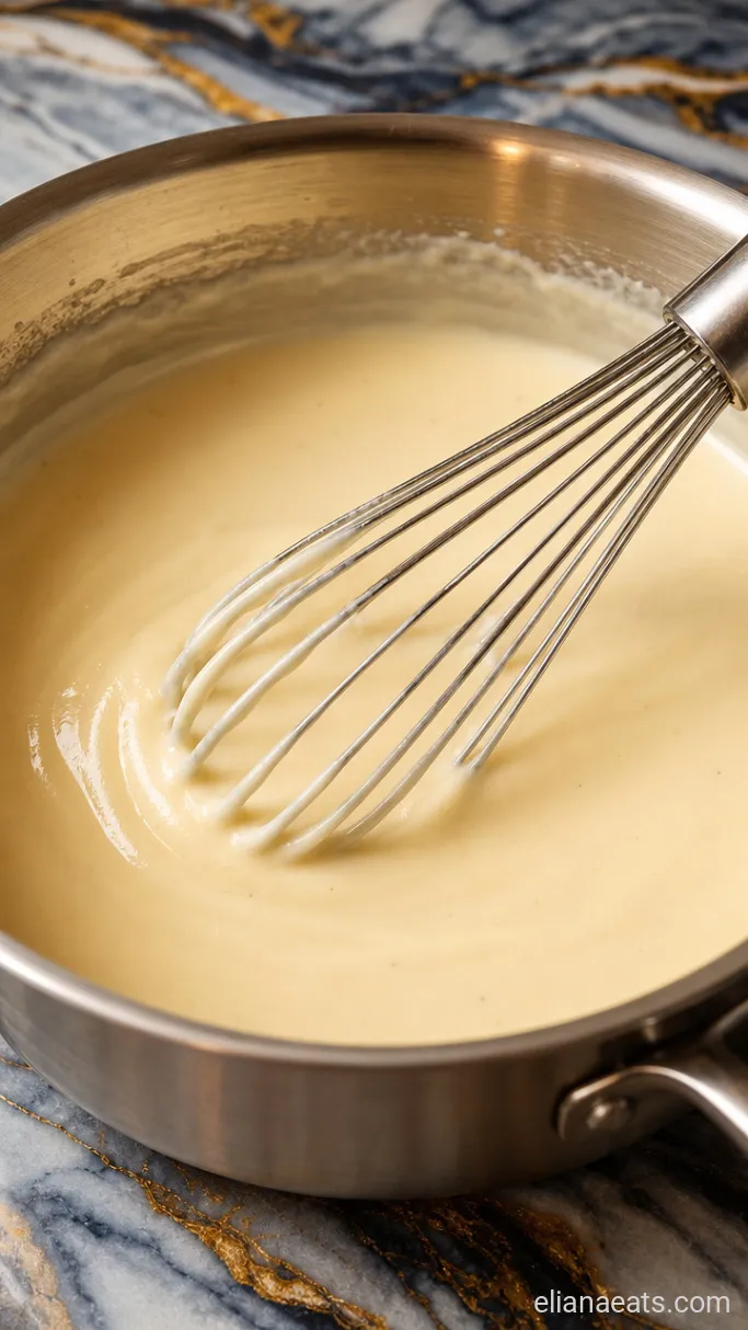Step 3: Whisk the Milk Sauce