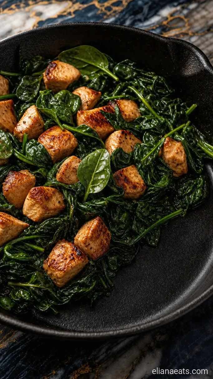 Step 3: Wilt the Spinach