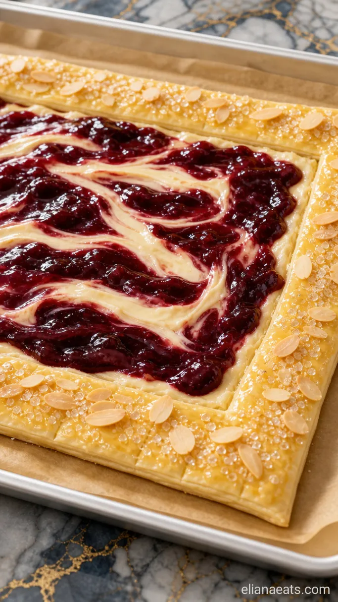 Step 4: Brush and Top the Pastry Border