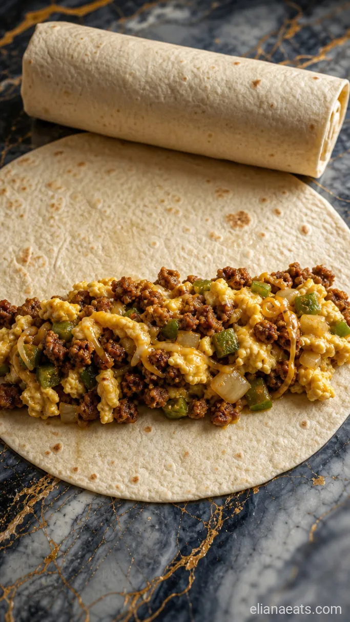 Step 4: Fill and Roll the Burritos