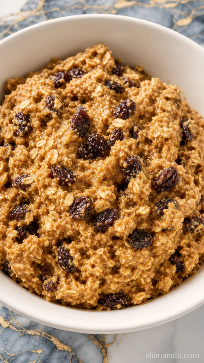 Step 4: Fold in the Oat Mixture and Raisins