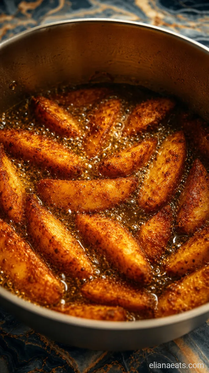 Step 4: Fry the Wedges