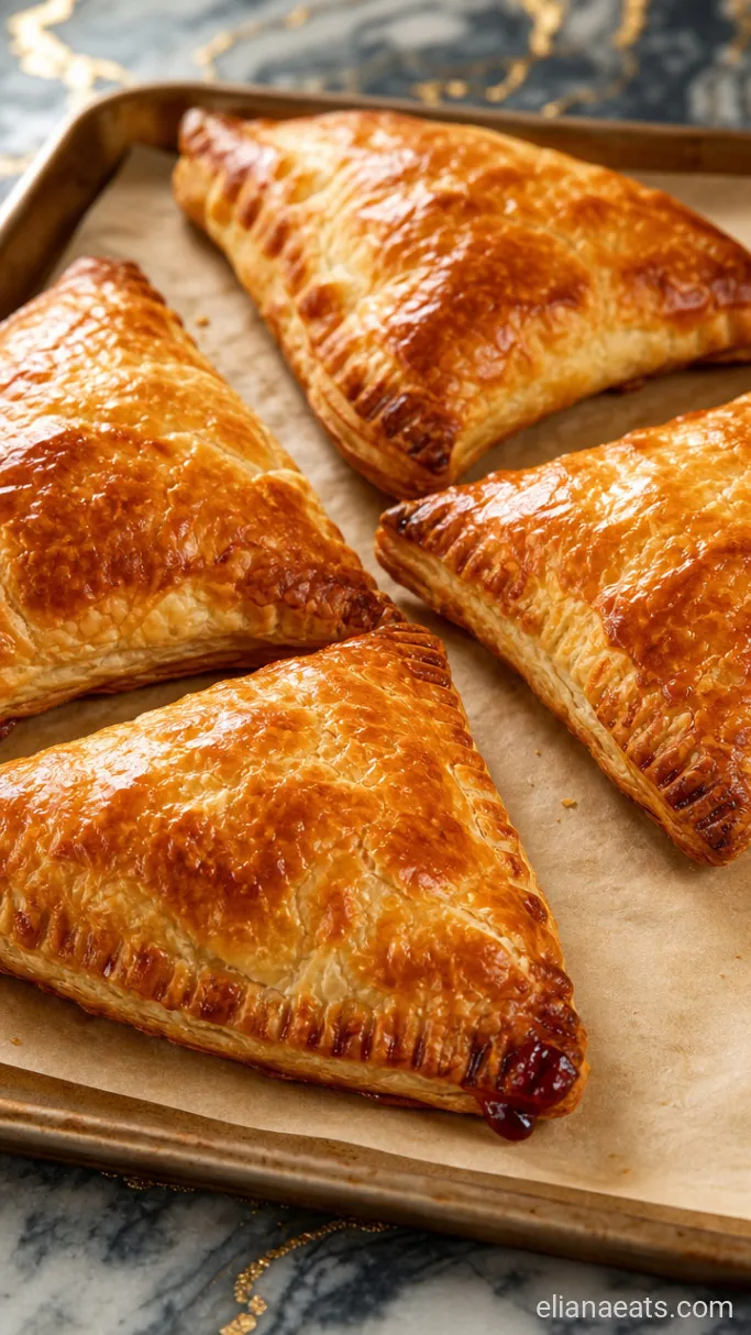 Step 4: Glaze and Bake the Turnovers