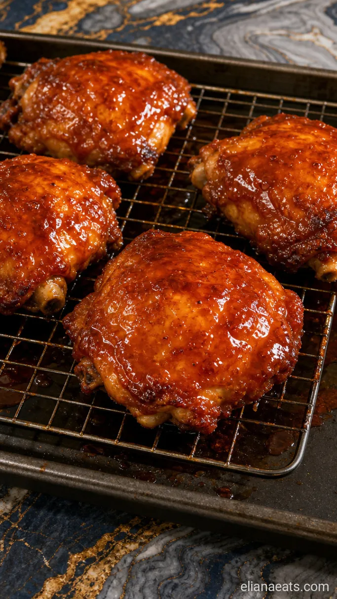 Step 4: Glaze and Finish the Thighs