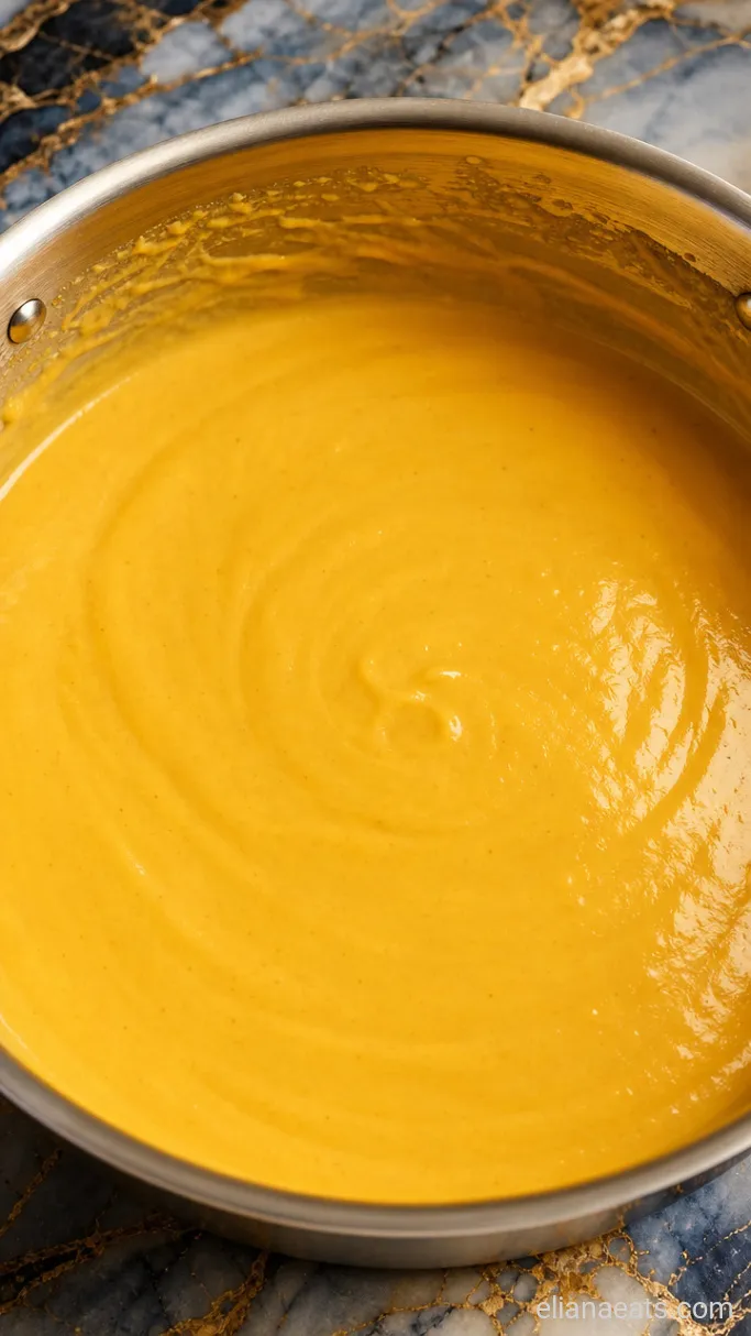 Step 4: Melt in the Cheese and Spices