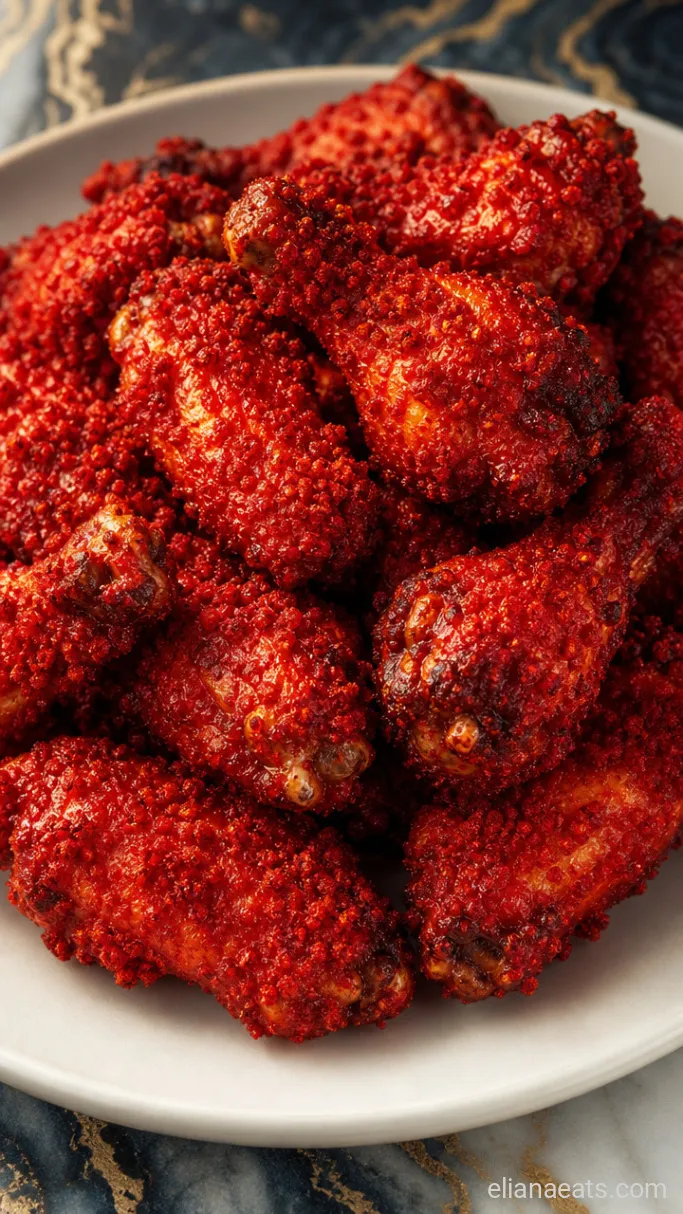 Step 4: Plate and Garnish the Wings