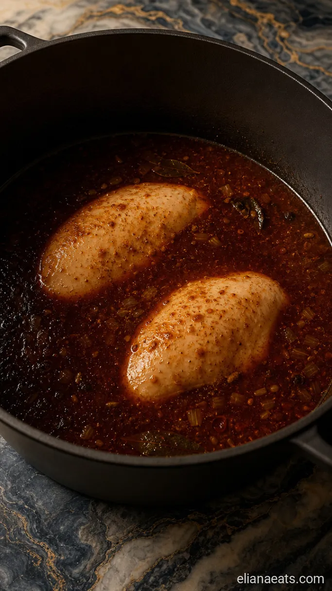 Step 4: Poach the Chicken