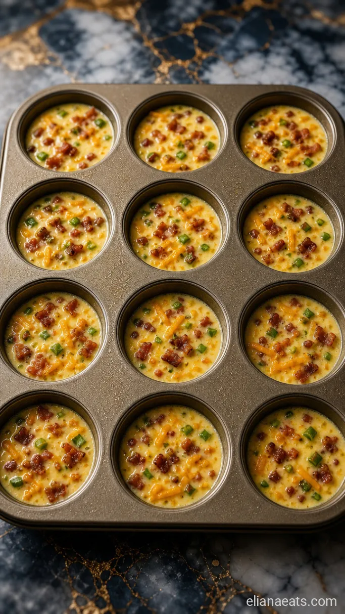 Step 4: Pour and Bake the Bites
