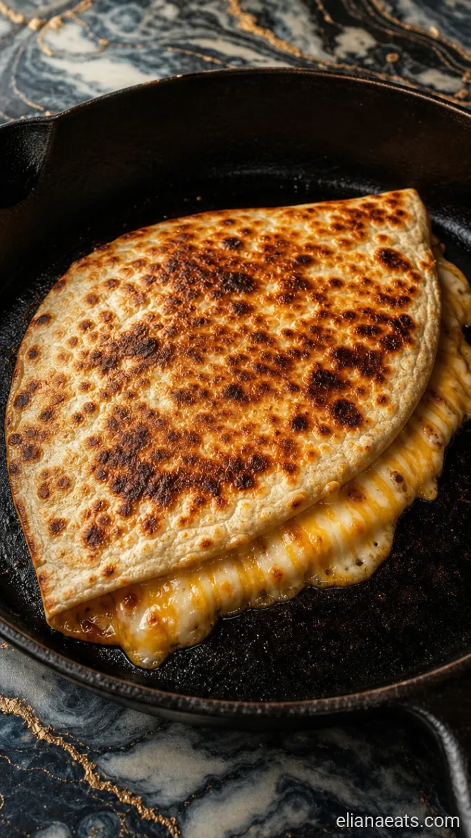 Step 4: Press and Toast the Quesadillas