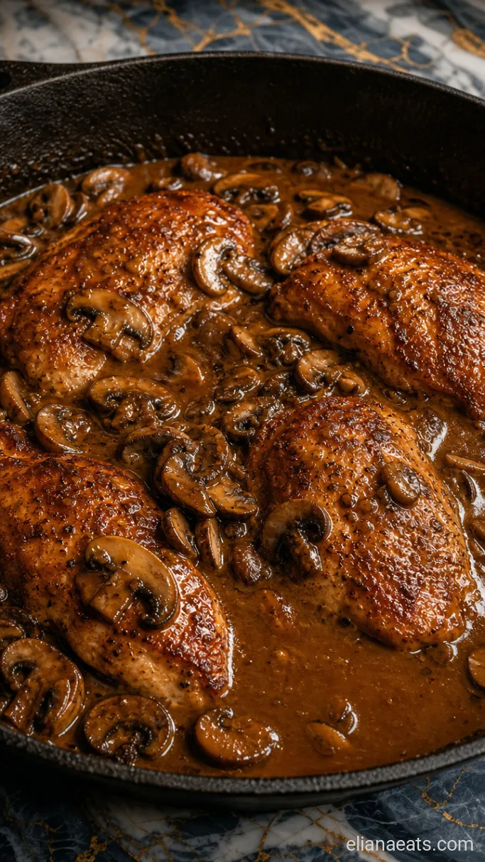Step 4: Simmer the Marsala Sauce