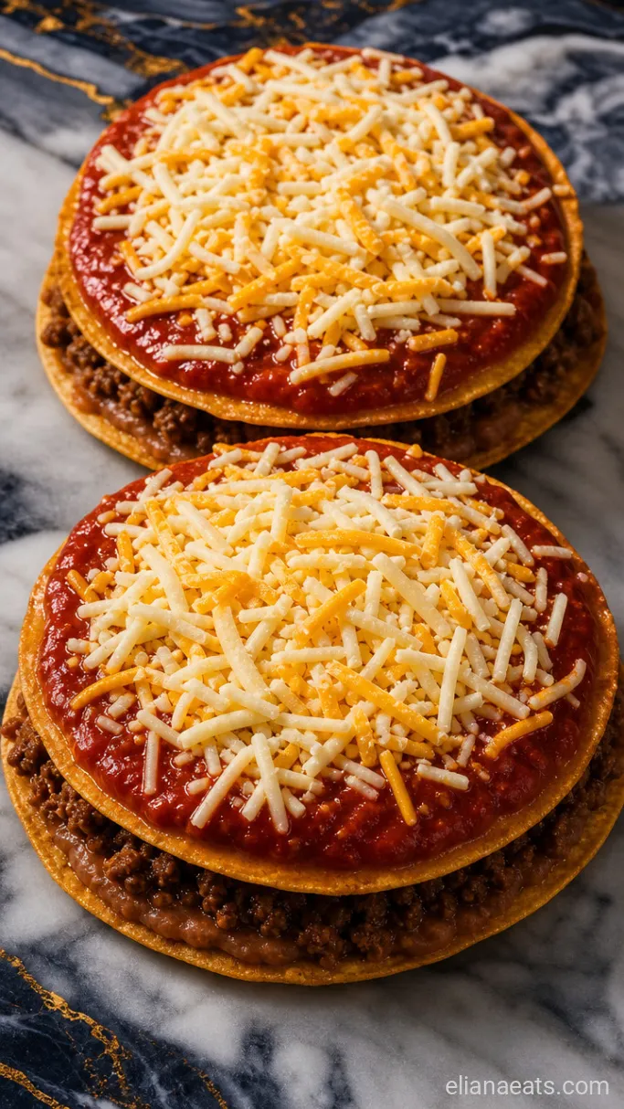 Step 4: Stack and Sauce the Pizzas