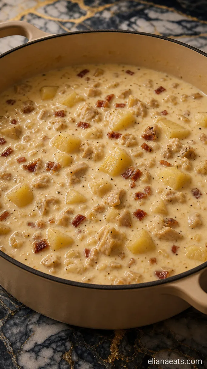 Step 4: Stir in the Cream and Clams