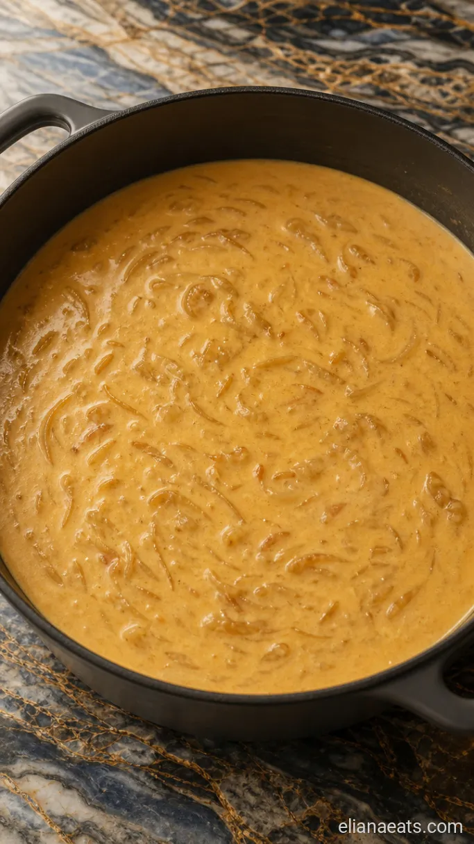 Step 4: Stir In the Cream and Milk