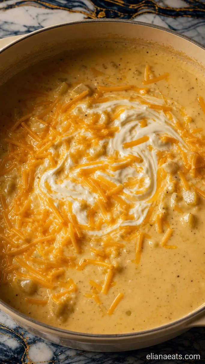 Step 4: Stir in the Dairy