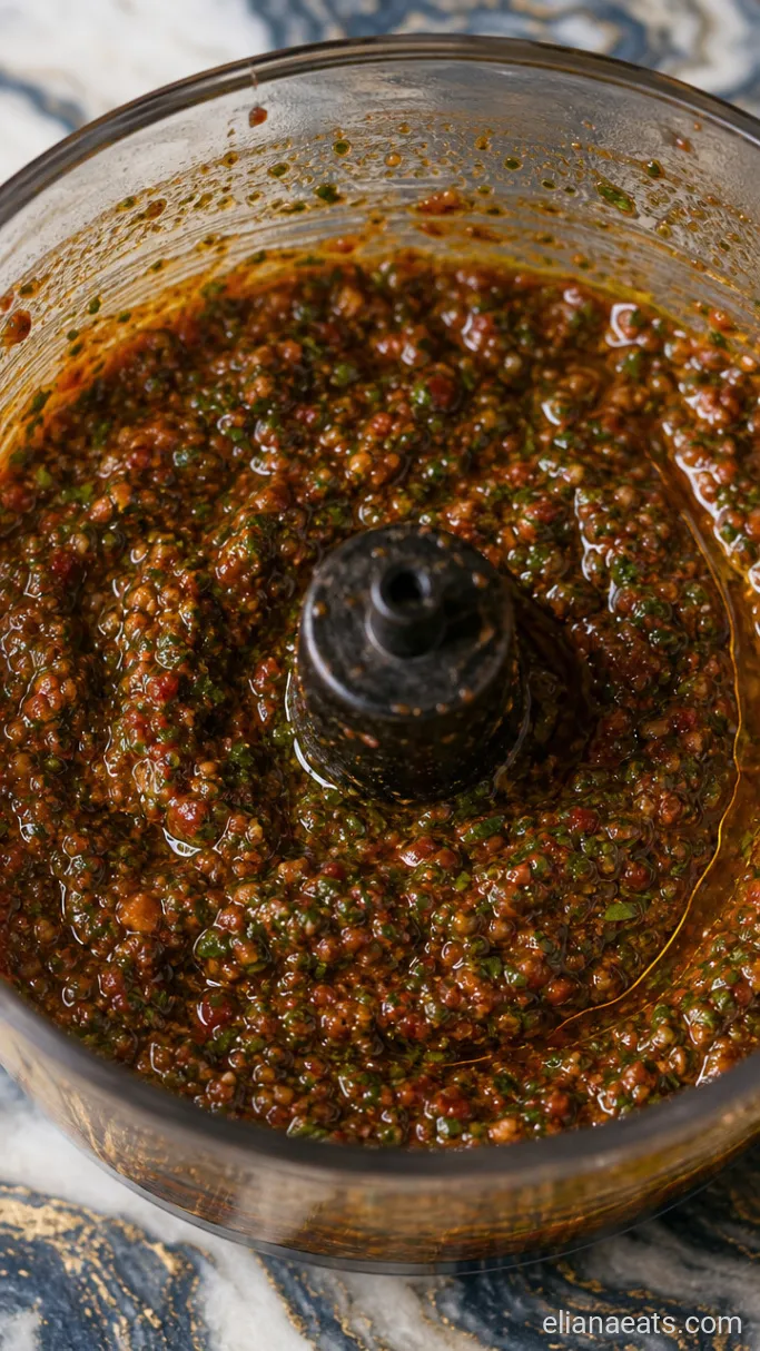 Step 4: Stream in the Vinegar and Oil