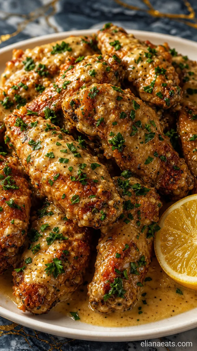 Step 4: Toss and Garnish the Wings