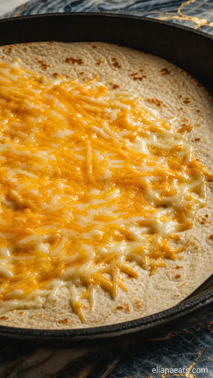 Step 4: Warm the Tortillas and Melt the Cheese