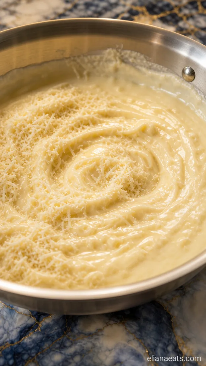 Step 4: Whisk in the Parmesan