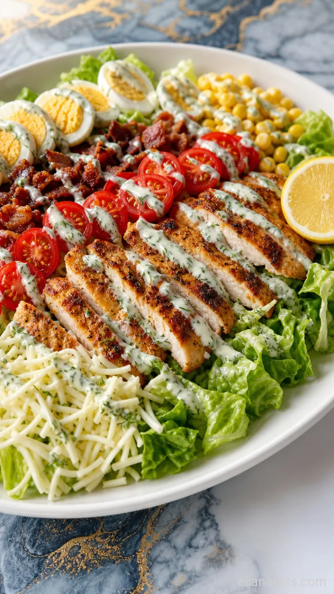 Step 5: Build and Garnish the Salad