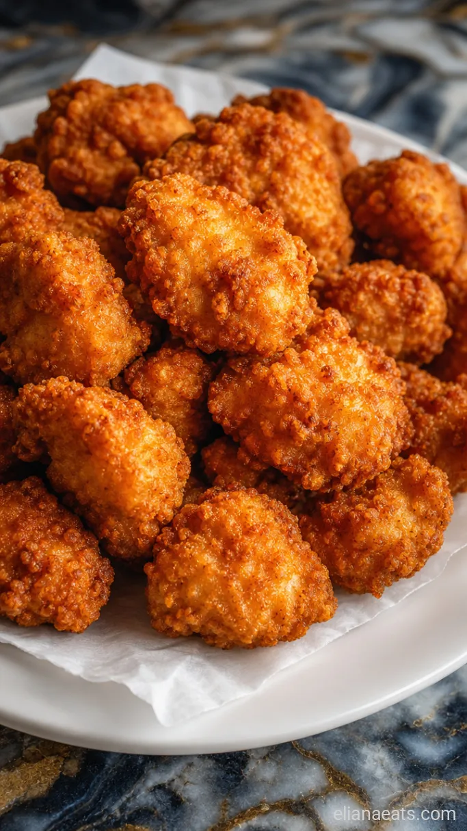 Step 5: Drain and Plate the Nuggets